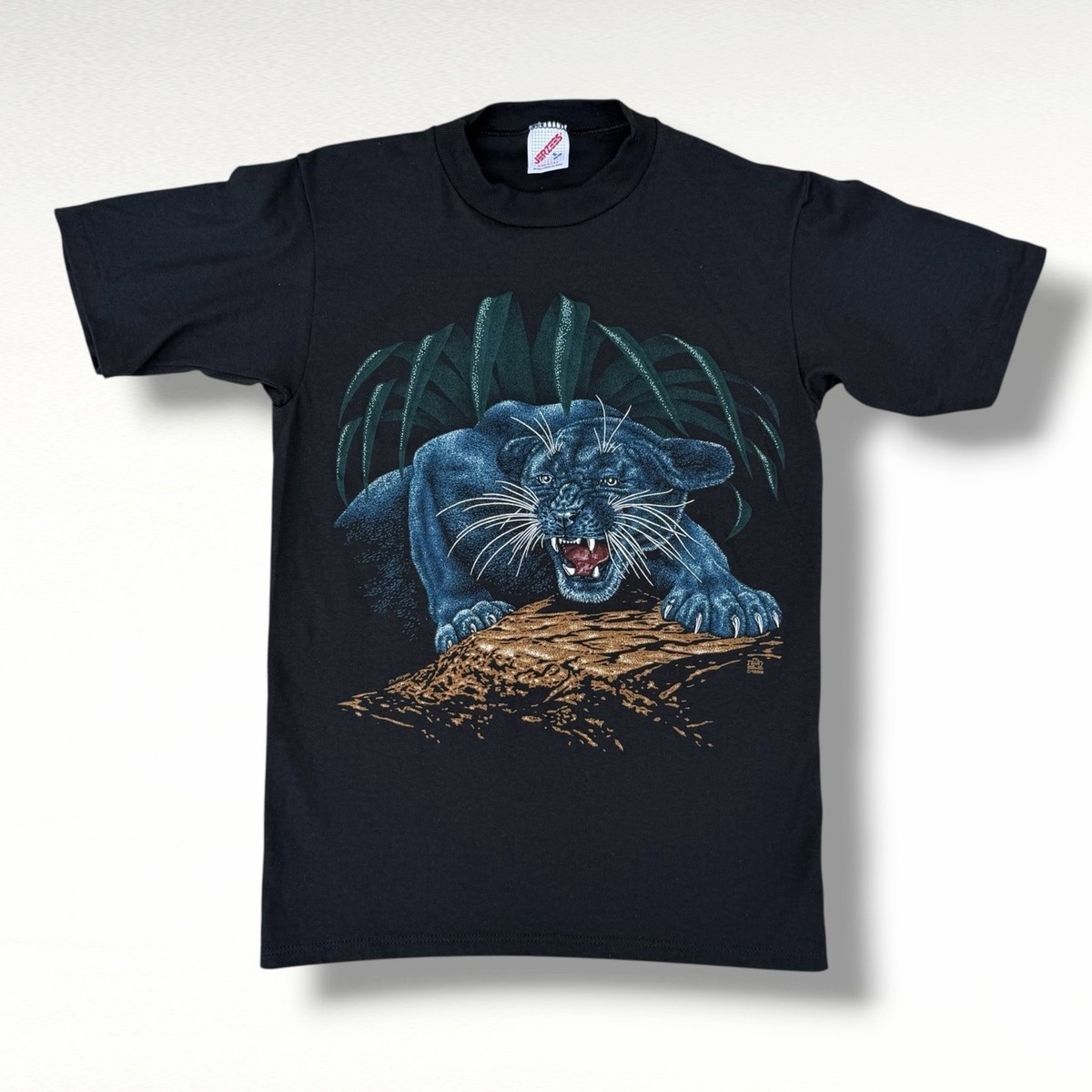 80's BennyCarter Jazz Tシャツ　PRC Vintage 1989 Black Panther T-Shirt Size Small Jerzees 80s Nature