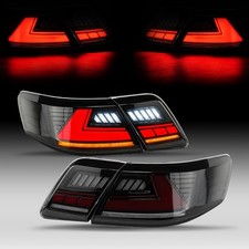 For 2007-2011 Toyota Camry Sedan Led Tail Lights Rear Lamps Wstart-up Animation