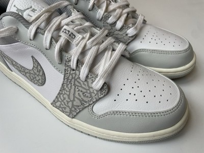 Nike Air Jordan 1 Low Premium Elephant Print DH4269-100 Men's Size