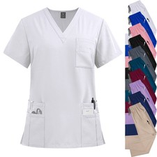 Professional Medical Scrub Uniform Set - Men  Women, Hospital Working Scrubs