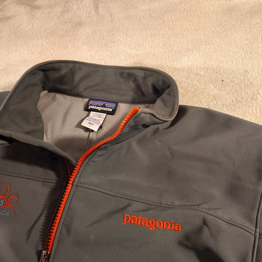 Patagonia Adze Men L Polartec Jacket Softshell Wind & Water Repellent Gray Embro thumbnail 7