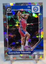 GUERSCHON YABUSELE 2024-25 Donruss Optic #168 CRACKED ICE PRIZM /25 76ers