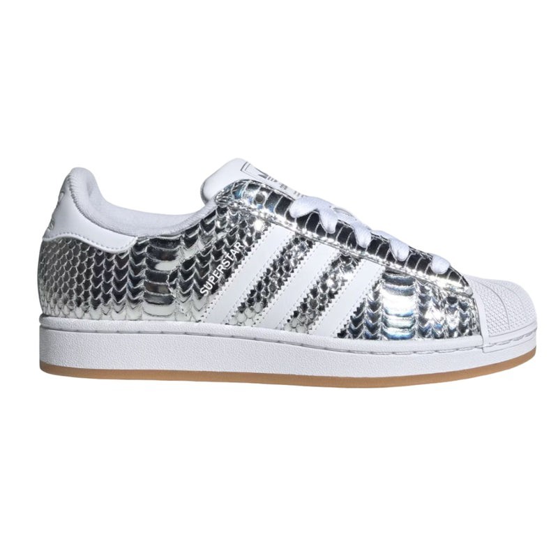 adidas Superstar II Patent Snakeskin Silver Metallic KH9020Women