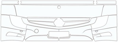 FOR MERCEDES TOURISMO PPF VECTOR  TEMPLATE IMAGE READY TO CUT
