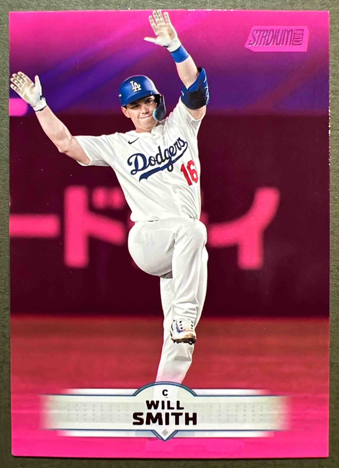 2025 Topps Stadium Club Will Smith #125 (Pink Parallel) Dodgers