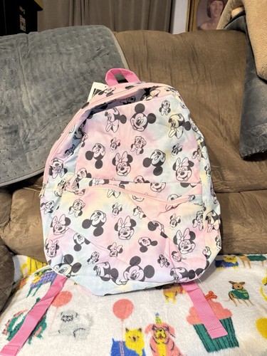 Minnie And Mickey Mouse Disney ￼Backpack Brand New ￼￼