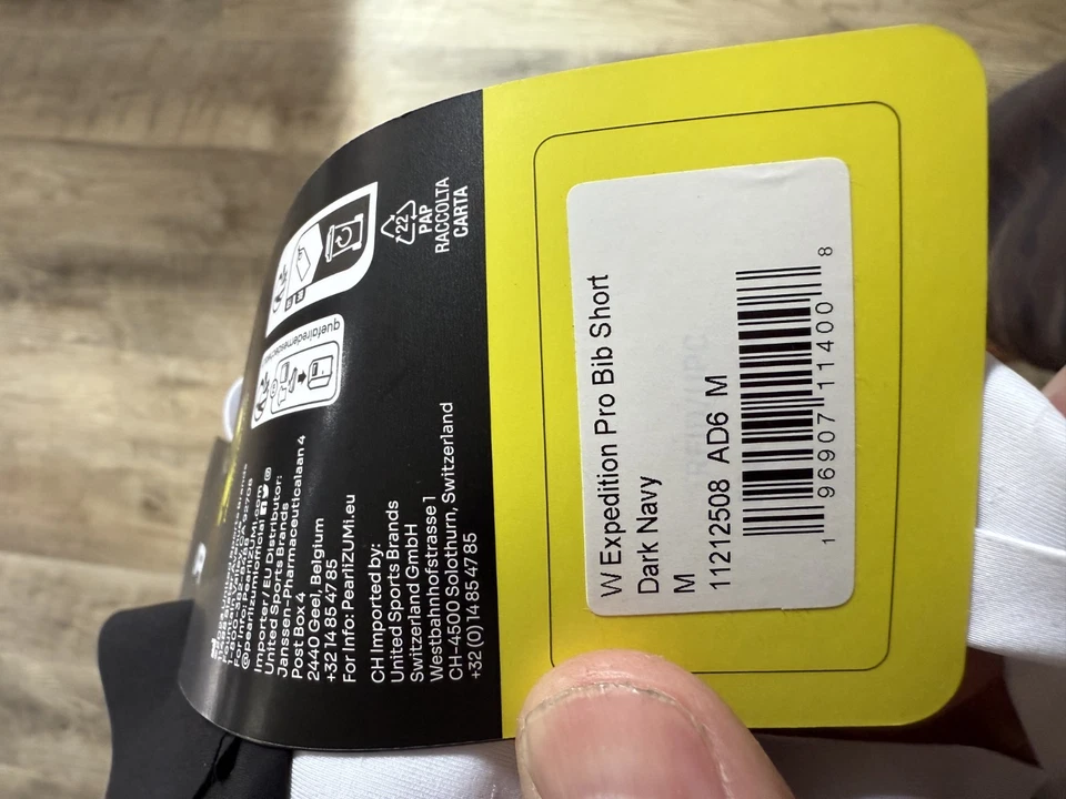 Pearl Izumi Expedition Pro Bib Short - Men's Medium Black $325 Retail NEW - Image 2 of 4