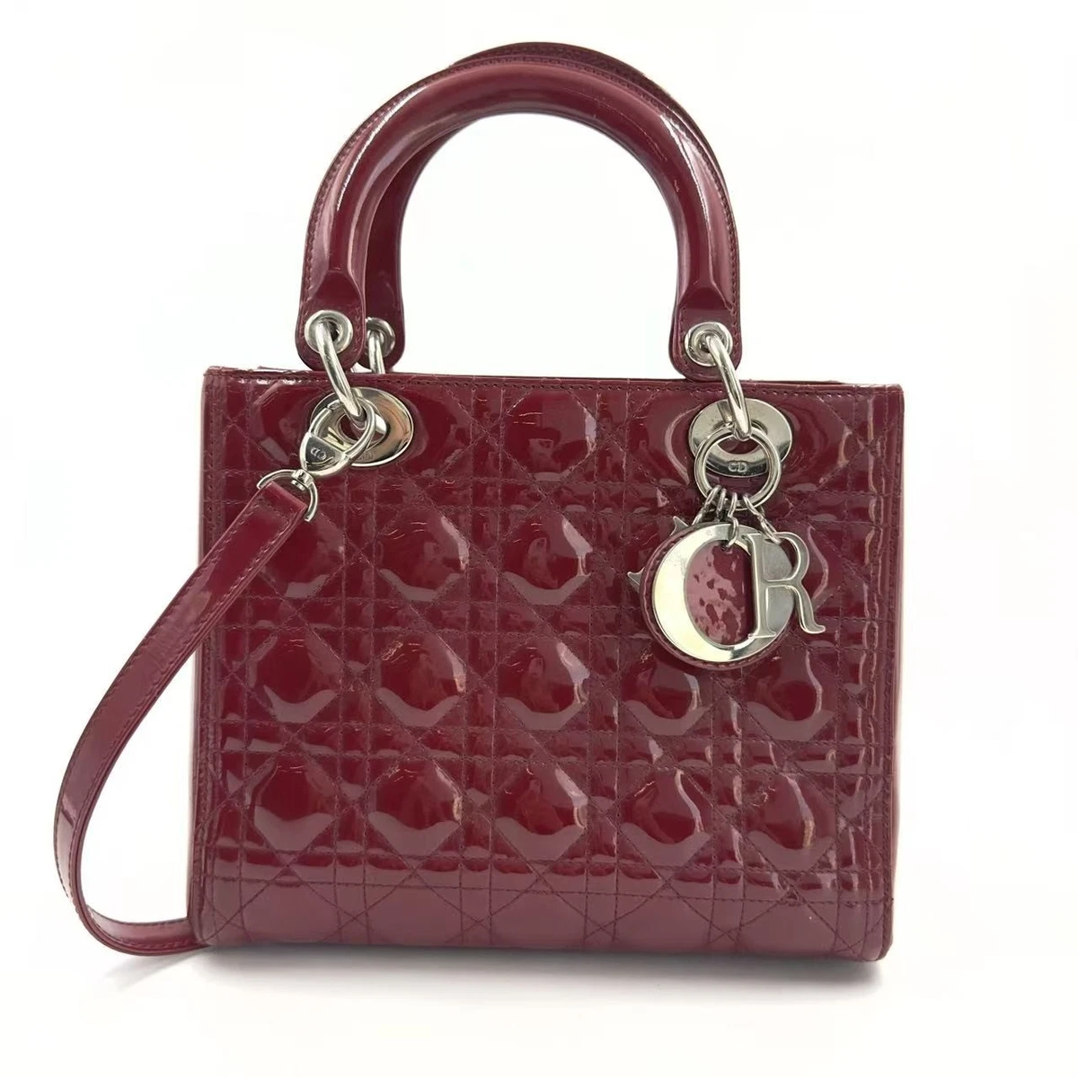 Dior Red Leather Exterior Bags & Handbags for Women for sale | eBay