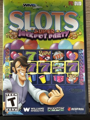 WMS Slots Super Jackpot Party (PC, 2013) DVD-ROM Casino Video Game 