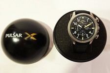Orologio Cronografo PULSAR VD50X019, Militare Aviatore Pilota, NUOVO con scatola