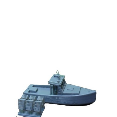 HO Scale 1/87 35ft Lobster Boat and Traps HO1008 | Whistle Stop Models