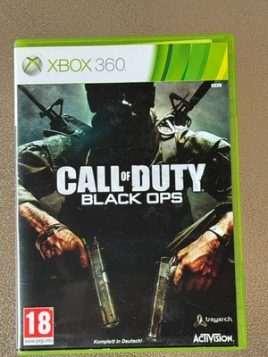 XBOX 360 Live Microsoft Call of Duty Black OPS CD Anleitung OVP