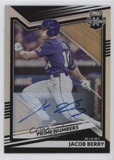 2022 Elite Extra Edition Prime Numbers A Signatures /212 Jacob Berry Auto 0jd0