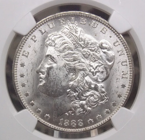 1888 "O" Morgan SILVER Dollar $1 NGC MS62 #012 Uncirculated Unc ECC&C, Inc.