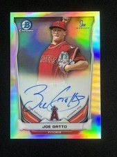 2014 Bowman Chrome Joe Gatto Rookie Refractor On Card Autograph #BCA-JGA. rookie card picture