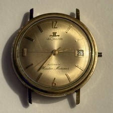 LeCoultre Master Mariner Automatic Date Gold Filled Watch Running DESCRIPTION