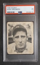 1936 Goudey - Hank Greenberg - HOF - PSA 1 PR
