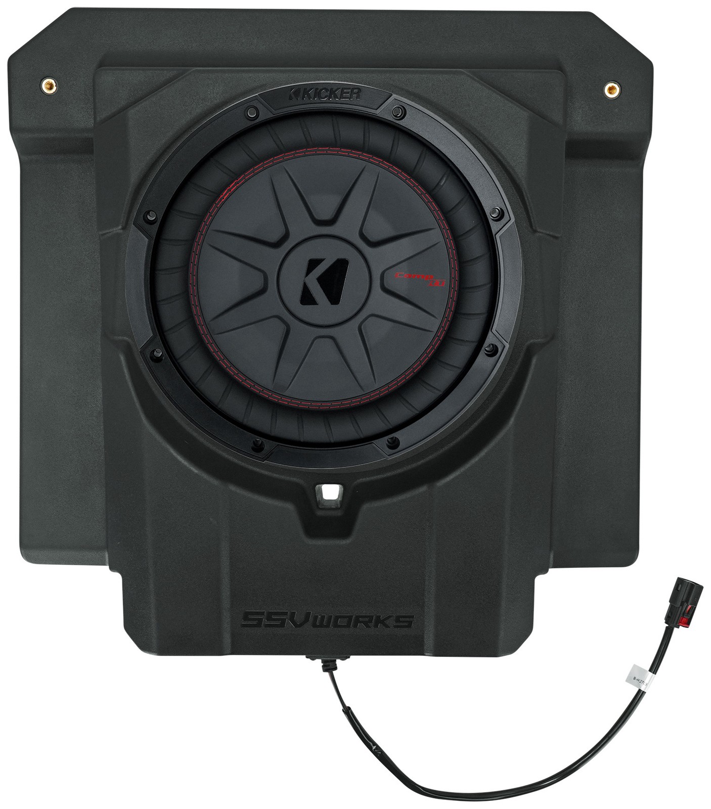 SSV Works Under-Seat 10" Subwoofer Enclosure w/Kicker Sub for Maverick R