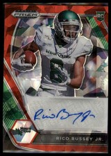 2021 Prizm Draft Picks Collegiate #DPA-RBJ Rico Bussey Jr. Autographs Red