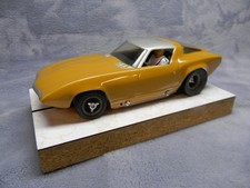1/24 SCALE 1963 VINTAGE ORIGINAL MILA MIGLIA COUGAR II MUSTARD RTR SLOTCAR-RARE