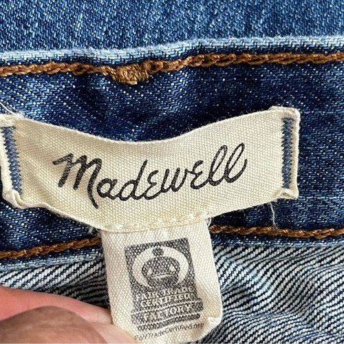Madewell Low Slung Baggy Jeans Damen Gr. 26 Button Fly Baumwolle Wide Leg - Bild 10 von 12