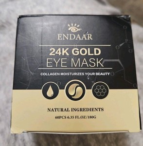 24K Gold Under Eye Treatment Mask AntiAging Cillagen NEW