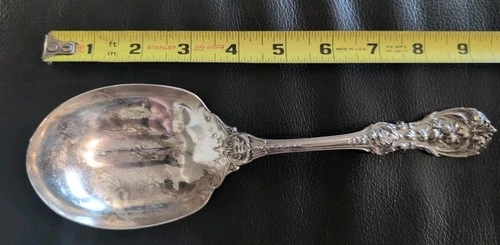 Francis I by Reed and Barton Old Sterling Silver Berry Spoon 9 1/8" 143gr