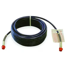 Zoro Select 1Agf1 1/4" Id X 50 Ft Nylon Coupled Paint Spray Hose Bl