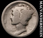 1918-D Silver Mercury Dime - Scarce  Better Date  No Reserve  #G9155