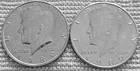 2 - 1989 Kennedy half dollar coins 1 P + 1 D