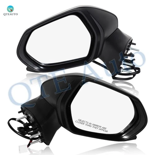 Pair of 2 Left-Right Side Power Foldaway View Mirror For 2018-2024 Toyota Camry