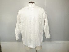 Mens BROOKS BROTHERS MADISON FIT NON-IRON STRETCH Sz 16 1/2-33 White Dress Shirt