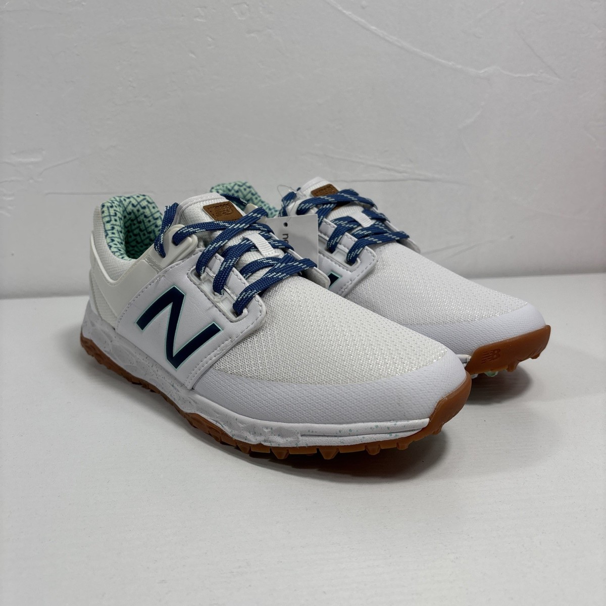 New Balance Fresh Foam LinksSL Women's Sz White/Blueprint Golf