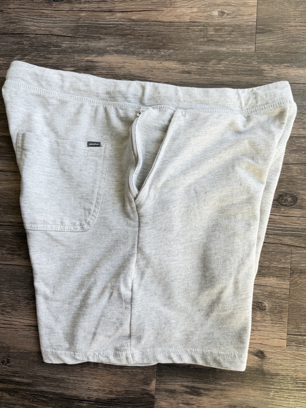 Eddie Bauer Shorts Men L Gray 7” Inseam Drawstring Athletic Lounge Casual Loose thumbnail 16