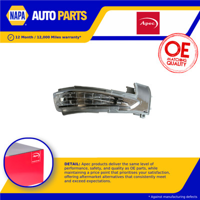 Mirror Indicator fits CITROEN DS5 1.6D 11 to 15 Apec Genuine Quality Guaranteed