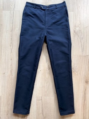 Le Mont Saint Michel  Genuine Work Pants    Dark Navy Moleskin   Size XXL   Used