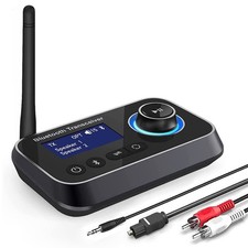 Trasmettitore Ricevitore Bluetooth 3 in 1 Adattatore Audio Bluetooth 5.3 per 2