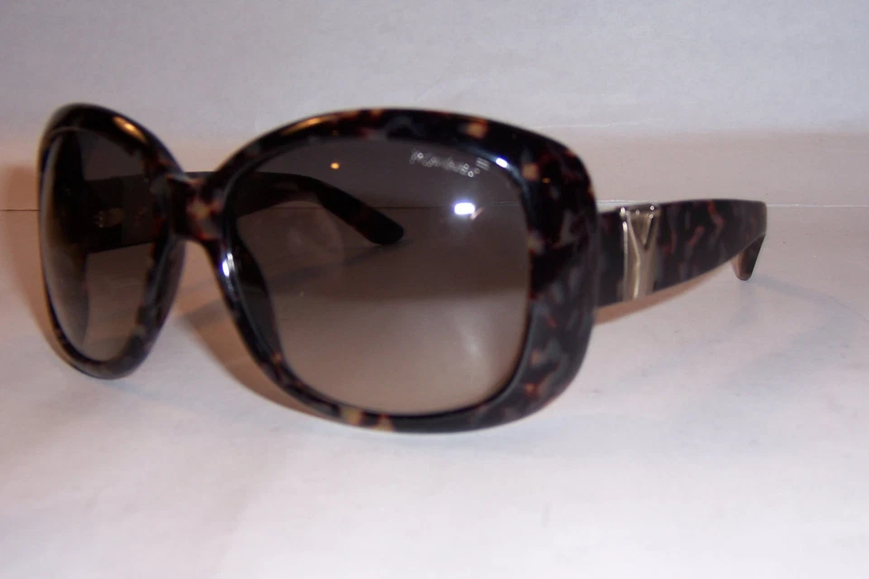 NEW YVES SAINT LAURENT SUNGLASSES YSL 6378/S M67-DX HAVANA/GRAY AUTHENTIC - Image 4 of 4