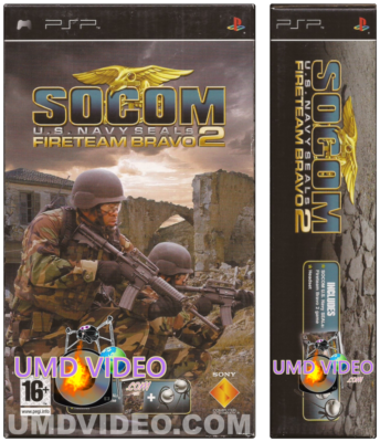PSP UMD Game SOCOM: Navy Seals Fireteam Bravo (Includes: Headset)