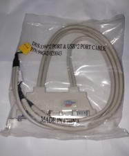 GIGABYTE 2 USB 2.0 Ports  2 Firewire 6-pin Port Computer PC Rear Panel Bracket