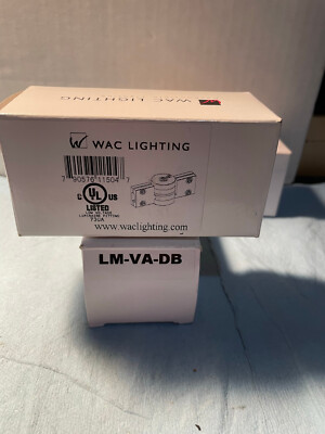 WAC Lighting LM-VA-DB Variable Angle Connector For Solorail Systems New in Box