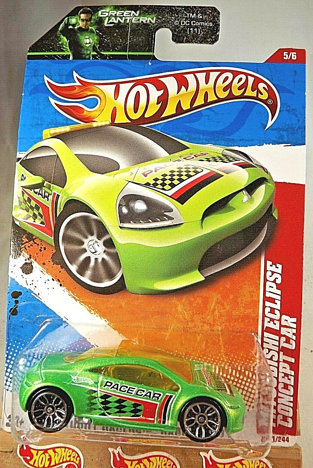 2011 Hot Wheels #221 Thrill Racers-Raceway 5/6 MITSUBISHI ECLIPSE CONCEPT CAR 