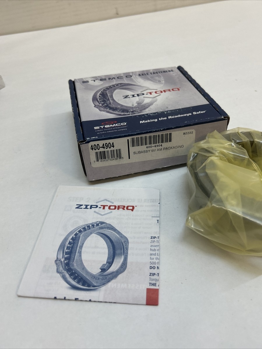 STEMCO NUT - AXLE, SPINDLE, ZIP 400-4904 2B221179 ZIP-TORQ STEMCO NUT - AXLE, SPINDLE, ZIP 400-4904 2B221179 ZIP-TORQ