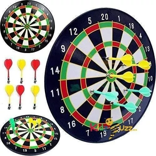 Magnetic Dartboard With Darts Fun Kids Childrens Dart Board Games Indoor Outdoor