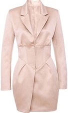 House Windsor Blazer Dress Sand Color