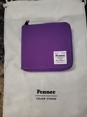 Fennec C&S Purple Zipper Wallet