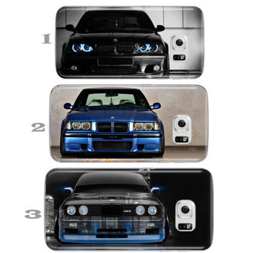 BMW E30 E36 E46 Auto Mpower Case Cover Galaxy S23 S22 S21 S20 S9 S8 J A modèle - Photo 1/10