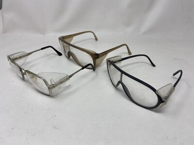 Lot of Vintage Safety Glasses Crews Spectra Z87 Side Shield