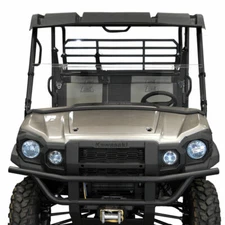 Clearly Tough Kawasaki Mule Pro FX, FXT /DX, DXT, FXR Half Windshield - SR Lexan