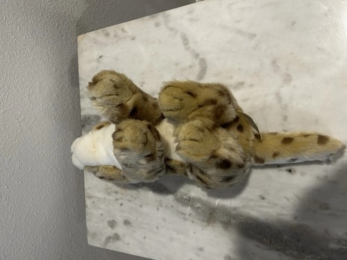 SAVE OUR SPACE Leopard Cub 12" Plush Rare 2015 Blue Eyes SOS Spotted Tan - Picture 5 of 8
